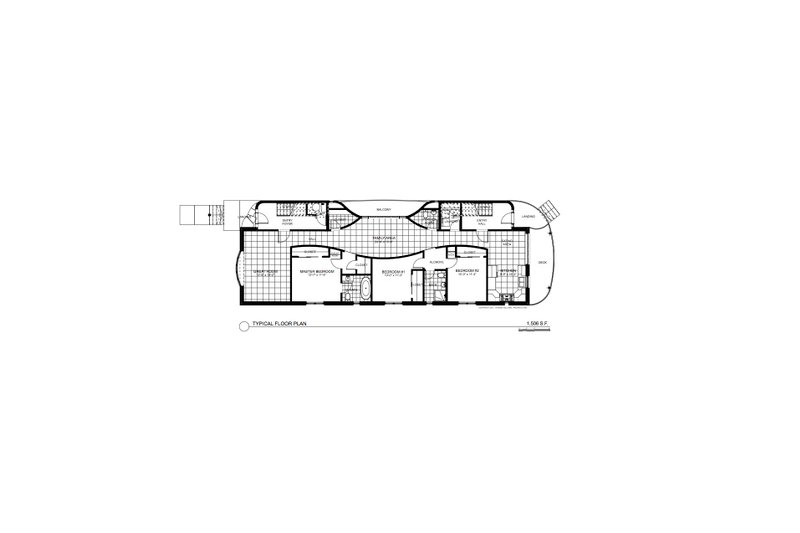 Dream House Plan - Floor Plan - Main Floor for Contemporary House Plan #535-20 - 3 bed, 2.5 bath