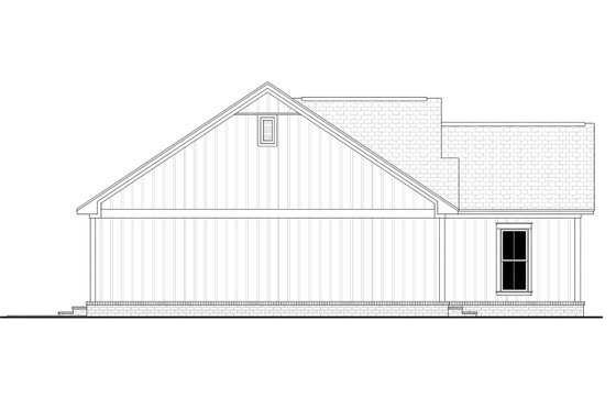 Farmhouse Exterior - Other Elevation Plan #430-209