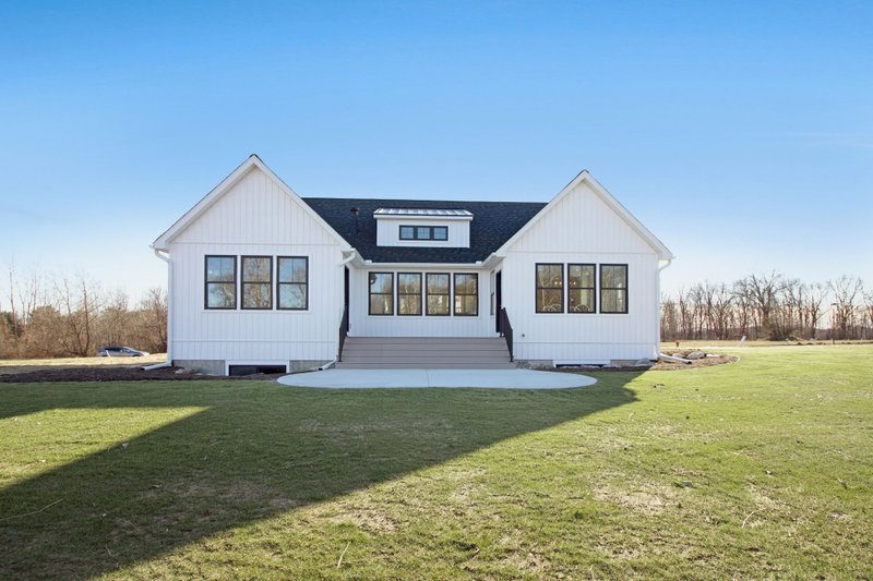 Dream House Plan - Exterior - Rear Elevation for Farmhouse House Plan #928-328 - 4 bed, 4 bath