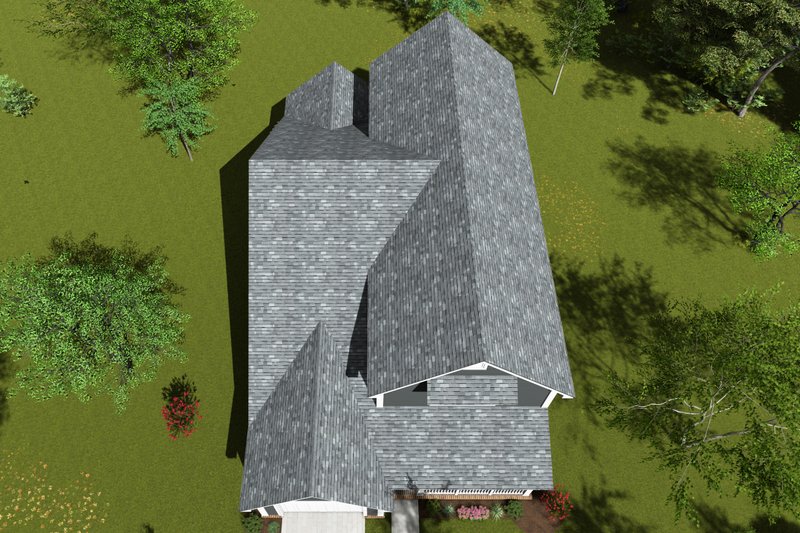 Home Plan - Exterior - Other Elevation 2 for Cottage House Plan #513-2246 - 3 bed, 2.5 bath