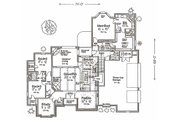 European Style House Plan - 3 Beds 2.5 Baths 2422 Sq/Ft Plan #310-968 