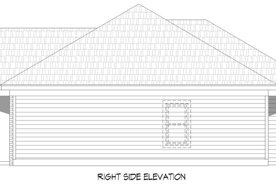 Exterior - Other Elevation 1 for Traditional House Plan #932-541 - 3 bed, 2 bath