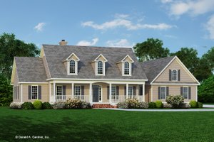 Ranch Exterior - Front Elevation Plan #929-406