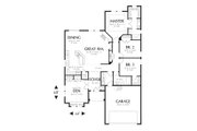 Craftsman Style House Plan - 3 Beds 2 Baths 1850 Sq/Ft Plan #48-404 