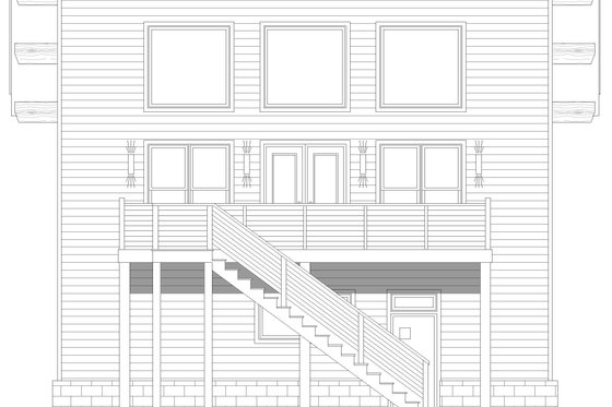 Exterior - Other Elevation for Contemporary House Plan #932-715 - 2 bed, 1.5 bath