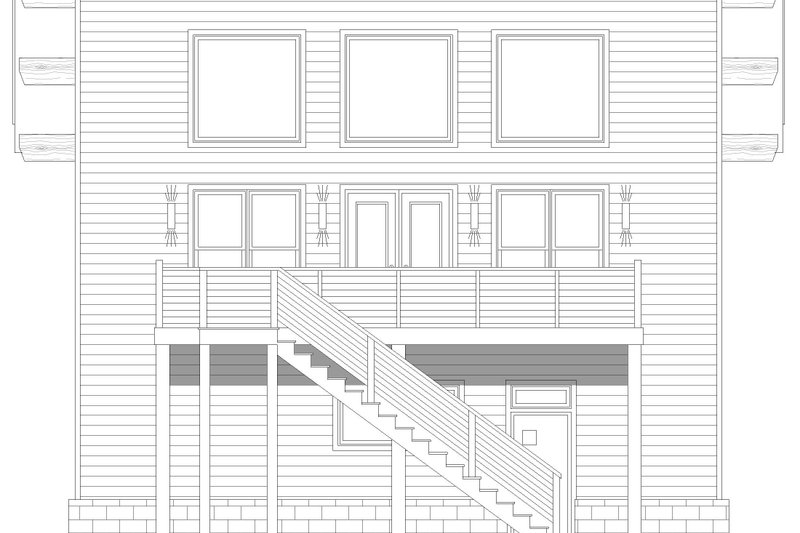 Dream House Plan - Exterior - Other Elevation for Contemporary House Plan #932-715 - 2 bed, 1.5 bath