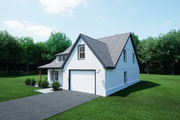 Craftsman Style House Plan - 3 Beds 2.5 Baths 1933 Sq/Ft Plan #1116-17 Exterior 