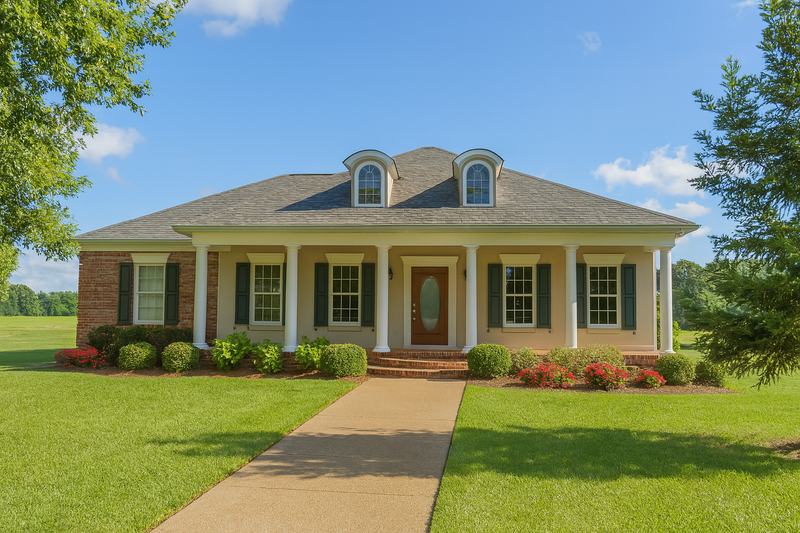 Dream House Plan - Southern Exterior - Front Elevation Plan #44-152