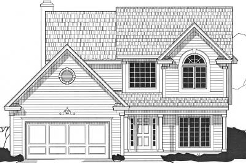 Traditional Style House Plan - 3 Beds 2.5 Baths 1551 Sq/Ft Plan #67-469