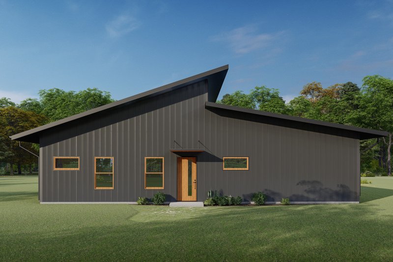 House Plan Design - Exterior - Other Elevation 8 for Barndominium House Plan #1092-28 - 3 bed, 2.5 bath