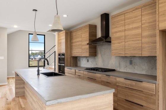 Interior - Kitchen 4 for Contemporary House Plan #1080-14 - 4 bed, 2.5 bath