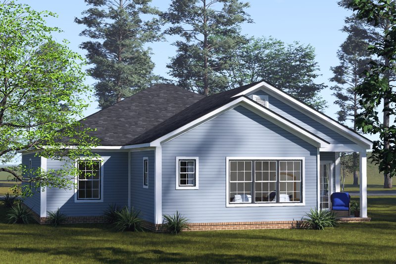 Architectural House Design - Exterior - Other Elevation 3 for Cottage House Plan #513-2467 - 4 bed, 3 bath
