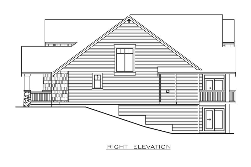 Home Plan - Exterior - Other Elevation 1 for Craftsman House Plan #1100-133 - 3 bed, 2.5 bath