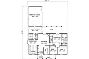 Southern Style House Plan - 3 Beds 2.5 Baths 2354 Sq/Ft Plan #1-1083 