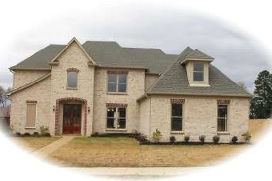 Exterior - Front Elevation for European House Plan #81-1496 - 4 bed, 3.5 bath