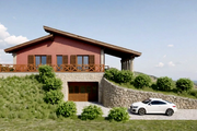 Contemporary Style House Plan - 3 Beds 2 Baths 5464 Sq/Ft Plan #542-12 