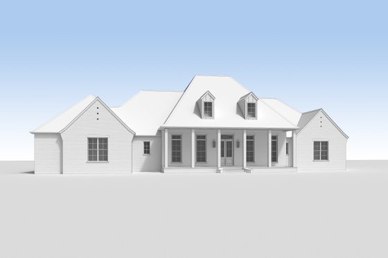 Exterior - Other Elevation 1 for Traditional House Plan #1074-74 - 4 bed, 3.5 bath