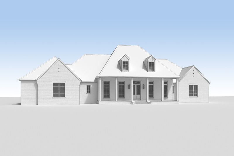 House Blueprint - Exterior - Other Elevation 1 for Traditional House Plan #1074-74 - 4 bed, 3.5 bath