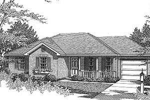 Traditional Exterior - Front Elevation Plan #14-152