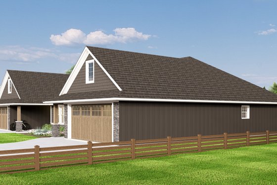 Exterior - Other Elevation for Craftsman House Plan #1064-38 - 3 bed, 2 bath
