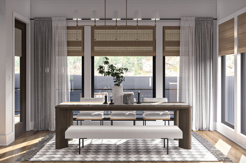 Dream House Plan - Interior - Dining Room for Beach House Plan #455-457 - 2 bed, 2.5 bath