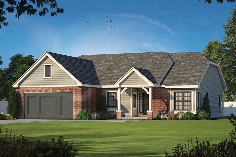 Dream House Plan - Traditional Exterior - Front Elevation Plan #20-1378