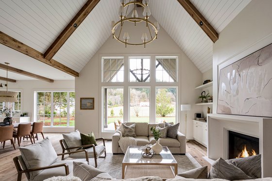 Interior - Family Room 1 for European House Plan #1114-1 - 4 bed, 2.5 bath