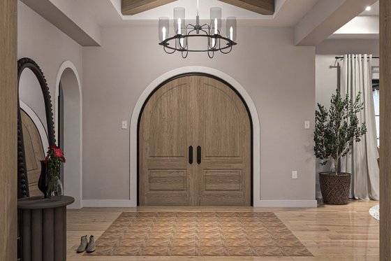 Interior - Entry for Modern House Plan #455-398 - 4 bed, 4.5 bath