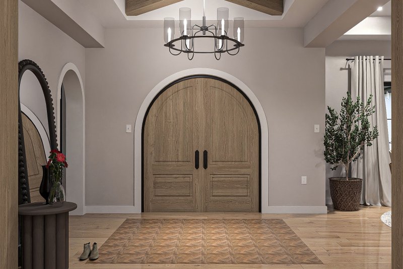 House Design - Interior - Entry for Modern House Plan #455-398 - 4 bed, 4.5 bath