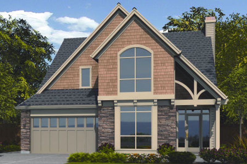 Dream House Plan - Craftsman Exterior - Front Elevation Plan #48-252