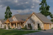 Craftsman Style House Plan - 3 Beds 3.5 Baths 4320 Sq/Ft Plan #923-431 Exterior 