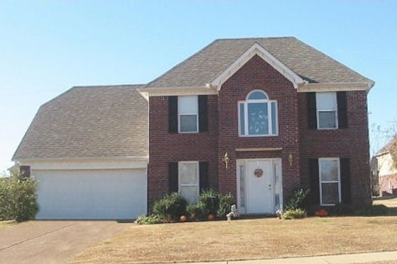 Exterior - Front Elevation for European House Plan #81-13627 - 3 bed, 2.5 bath