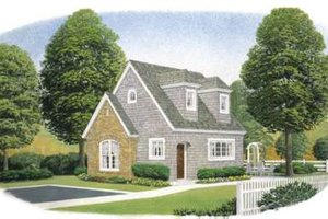 Dream House Plan - Cottage Exterior - Front Elevation Plan #410-165
