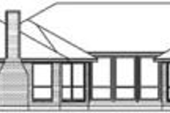 Exterior - Rear Elevation for Traditional House Plan #84-184 - 5 bed, 3 bath