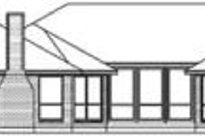 Home Plan - Exterior - Rear Elevation for Traditional House Plan #84-184 - 5 bed, 3 bath