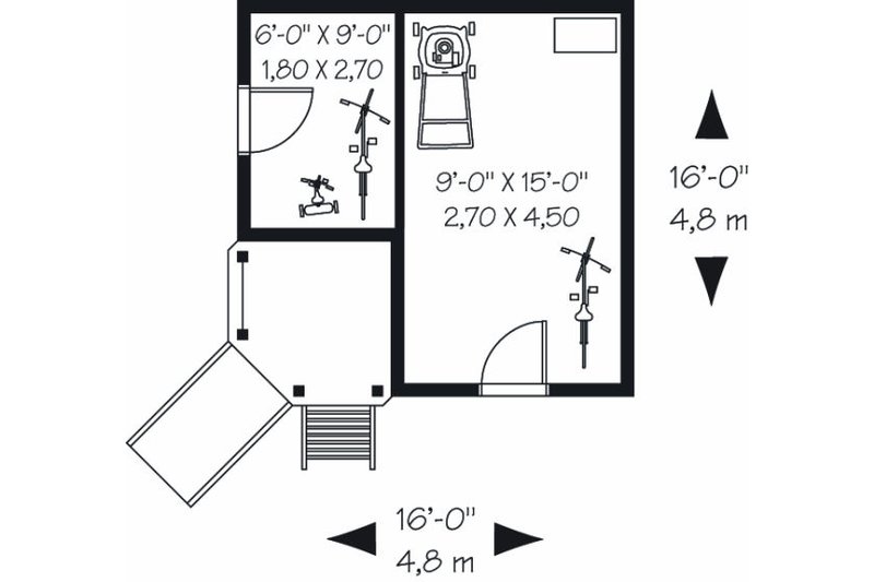Dream House Plan - Floor Plan - Main Floor House Plan #23-763, 0 bath