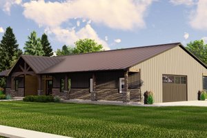 Exterior - Other Elevation for Barndominium House Plan #1064-228 - 3 bed, 2 bath