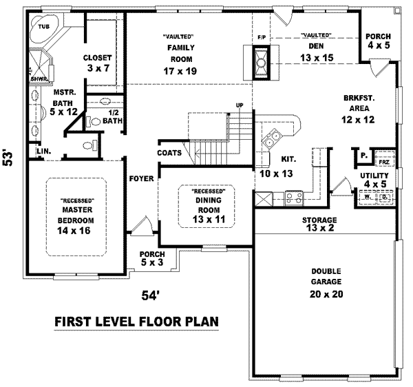 European Floor Plan - Main Floor Plan #81-853