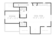 Craftsman Style House Plan - 1 Beds 1 Baths 665 Sq/Ft Plan #54-594 