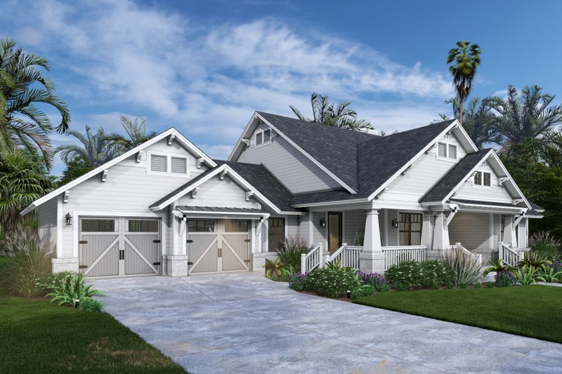Home Plan - Exterior - Other Elevation 2 for Cottage House Plan #120-289 - 3 bed, 2 bath