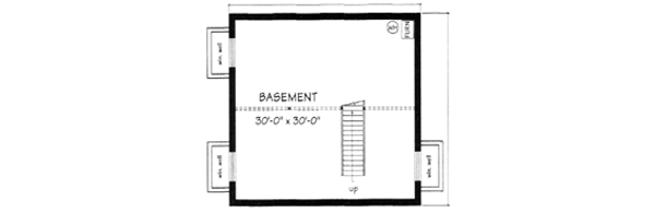 Home Plan - European Floor Plan - Lower Floor Plan #117-136