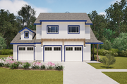 Farmhouse Style House Plan - 1 Beds 1 Baths 800 Sq/Ft Plan #1099-10 