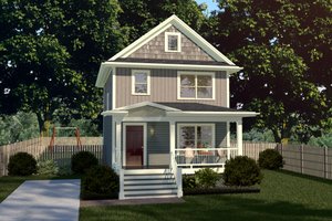 Craftsman Exterior - Front Elevation Plan #79-311
