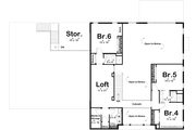 Barndominium Style House Plan - 6 Beds 5.5 Baths 3991 Sq/Ft Plan #455-385 