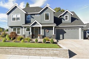 Craftsman Exterior - Front Elevation Plan #423-71