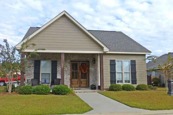 Exterior - Front Elevation 4 for Cottage House Plan #430-114 - 3 bed, 2 bath