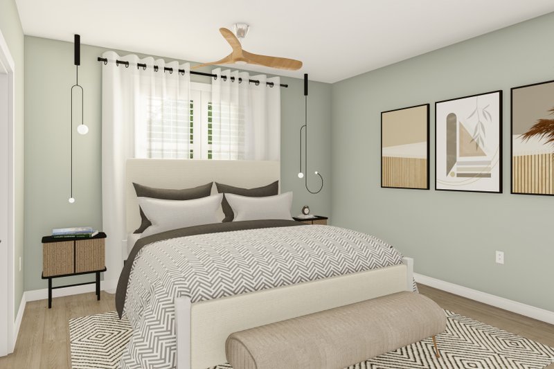 Home Plan - Interior - Master Bedroom for Traditional House Plan #1060-172 - 3 bed, 2 bath