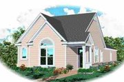 Traditional Style House Plan - 3 Beds 2 Baths 1292 Sq/Ft Plan #81-188 