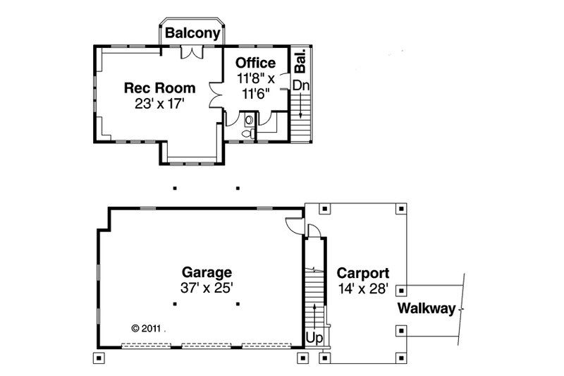 Home Plan - Floor Plan - Other Floor for Craftsman House Plan #124-674 - 4 bed, 4.5 bath