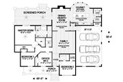 Craftsman Style House Plan - 4 Beds 3 Baths 2234 Sq/Ft Plan #56-713 